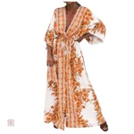 Robe d'été kimono à manches larges
