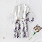Look frais avec une robe kimono blanche
