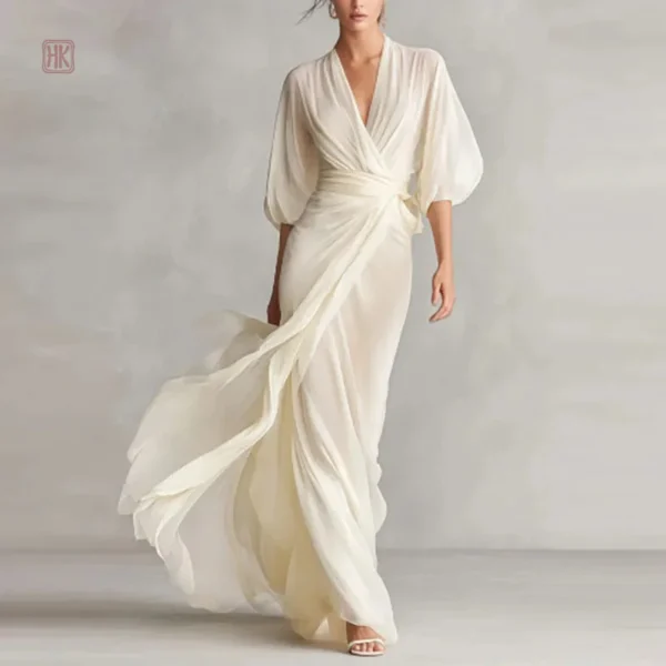 robe-kimono-d-ete-blanche-1 Robe Kimono d'été blanche