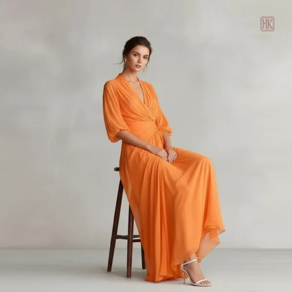 robe-kimono-d-ete-fluide-1 Robe Kimono d'été fluide en tissu léger