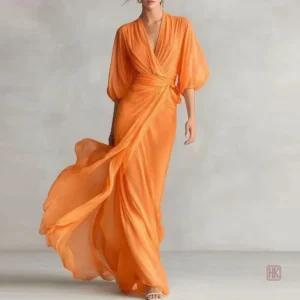 Robe kimono estivale avec des motifs élégants
