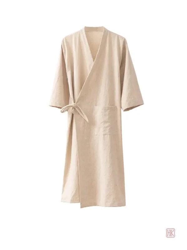 Vêtement d'été kimono en coton, style décontracté