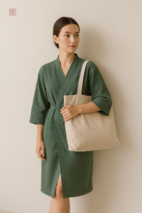 Robe Kimono légère en coton, idéale pour l'été