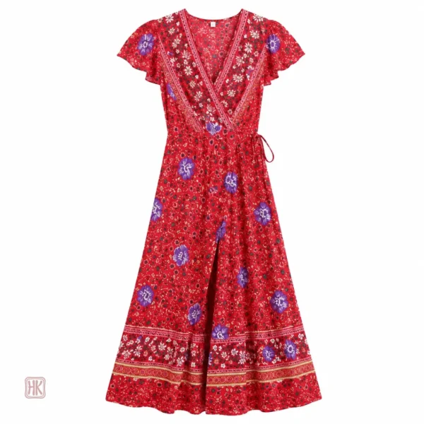 Style élégant de robe Kimono fleuri pour un look raffiné