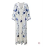 Robe kimono d'été à manches