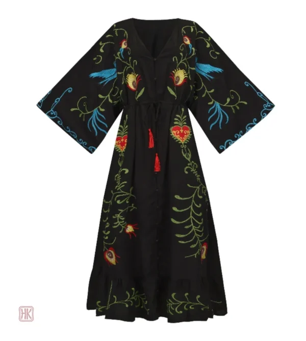 Robe kimono légère en tissu doux
