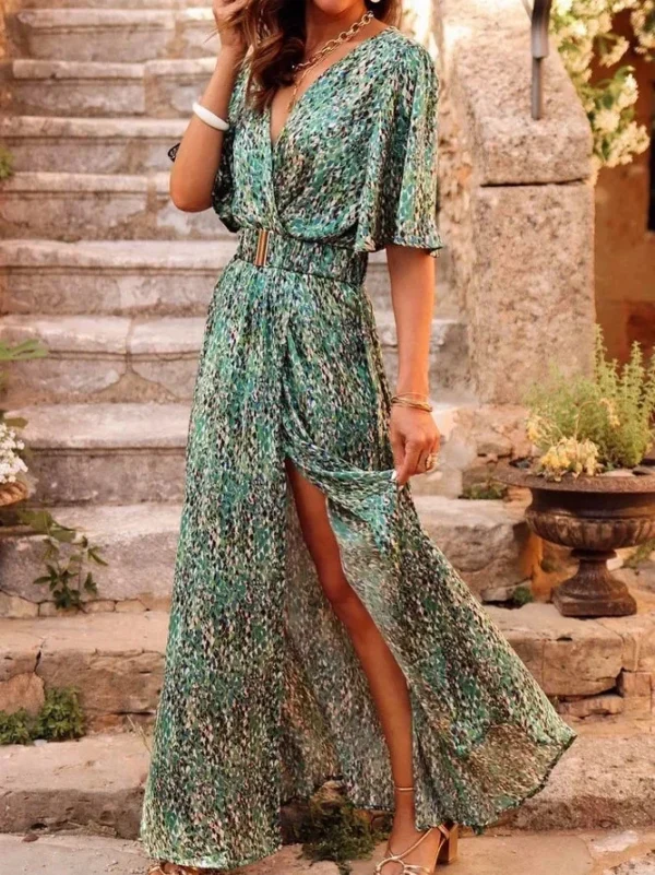 robe-kimono-legere-maxi-1 Robe Kimono Maxi Légère en tissu fluide