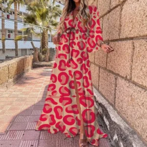 Robe Kimono Longue Chic en tissu fluide et élégant