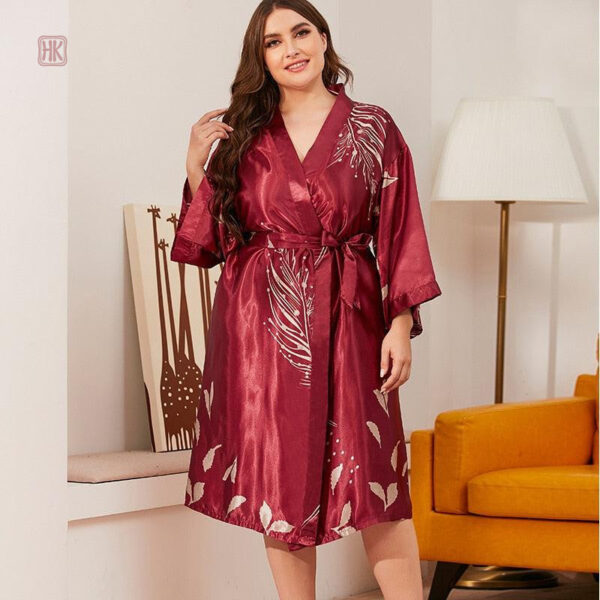 robe-kimono-longue-grande-taille-1 Robe Kimono Longue Grande Taille