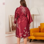 Robe Kimono Élégante pour Femmes En Taille Plus