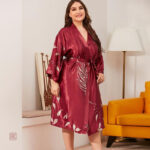 Robe Kimono Grande Taille avec Design Chic