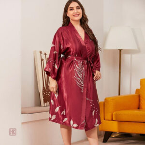 Robe Kimono Grande Taille avec Design Chic