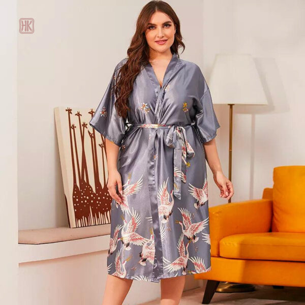 Peignoir Kimono Long, style chic et décontracté