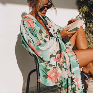 Robe Kimono Manche Longue élégante et polyvalente