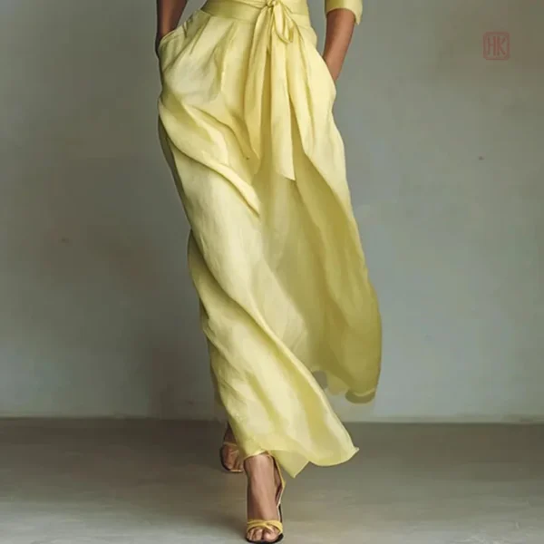 Robe maxi bohème confortable pour un look estival chic