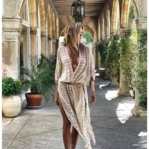 Robe Kimono Mi Longue élégante et fluide