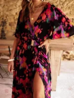 Robe Kimono élégante et colorée, style unique et moderne