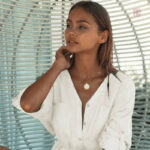 Robe Kimono d'été en blanc