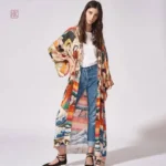 Veste légère kimono pour une journée à la plage
