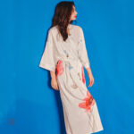 Robe Kimono Pyjama Blanche pour femme
