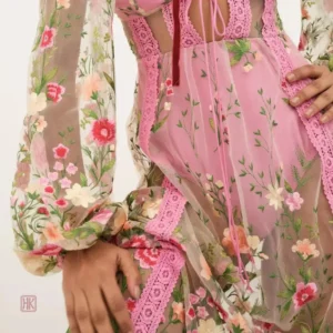 Robe Kimono en rose, style décontracté et chic pour toutes occasions