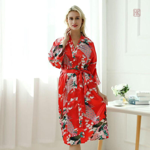 robe-kimono-rouge-1 Robe Kimono Rouge élégante et légère