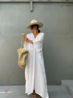 Robe Kimono Boho Blanche