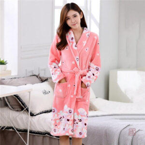 Robe Kimono en velours élégante