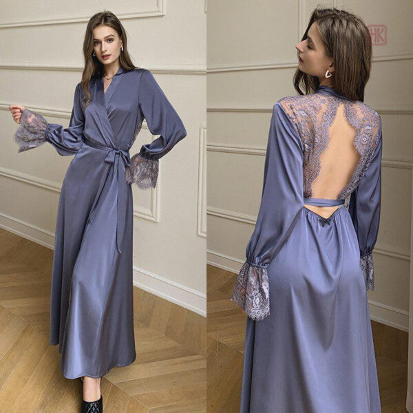 robe-kimono-violet-1 Robe Kimono Violet élégante et confortable