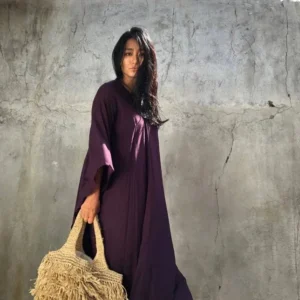 Robe Kimono Violette Bohème