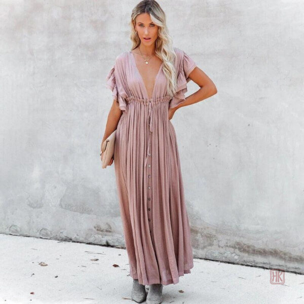 robe-longue-kimono-femme-1 Robe longue kimono femme élégante et fluide