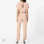 Robe kimono fluide à manches larges et ceinture
