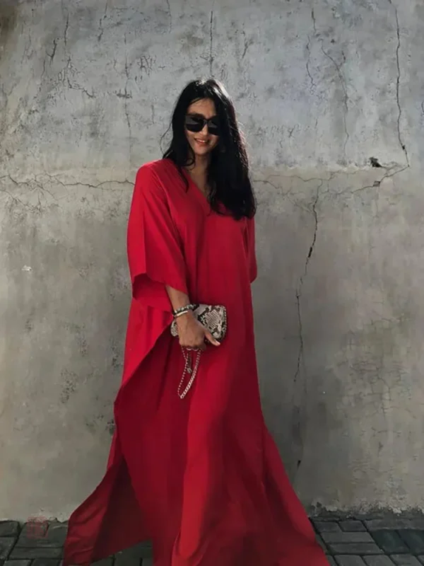 Vêtement léger inspiré du style boho, parfait pour l'été