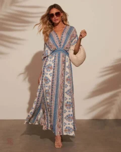 Robe style kimono pour les journées d'été