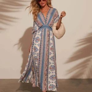 Robe style kimono pour les journées d'été