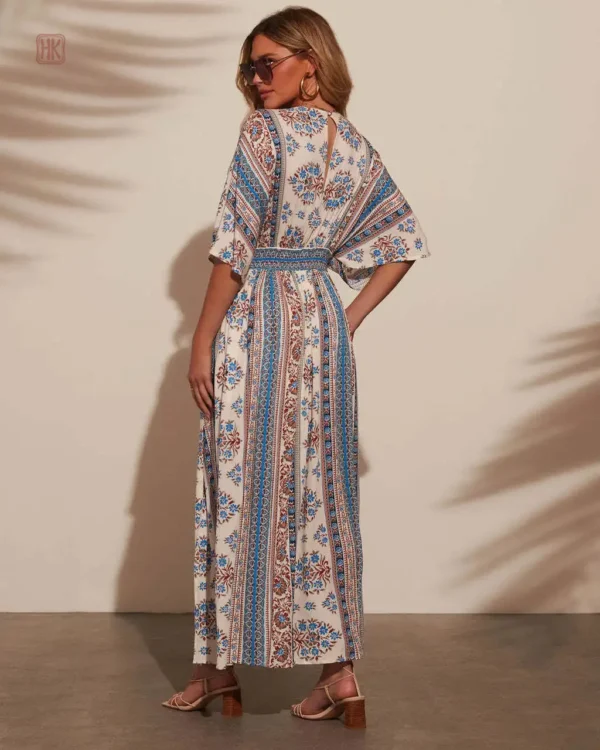 Robe fluide kimono pour un look décontracté
