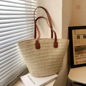Sac fourre-tout féminin, accessoire d'été pratique