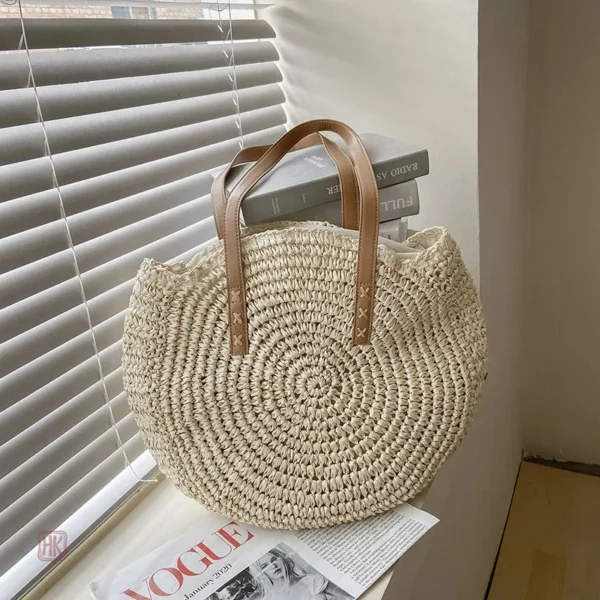 Sac tendance en paille, idéal pour les sorties d'été