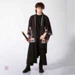 Kimono homme Samurai Blouse, style japonais élégant