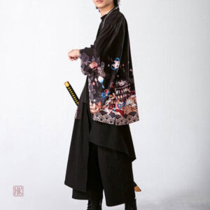 Veste kimono pour homme, design Samurai unique