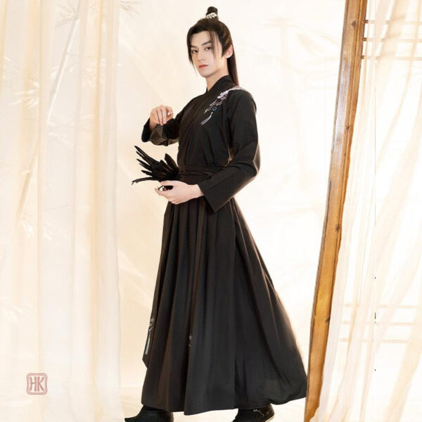 Kimono homme avec motifs inspirés des samouraïs