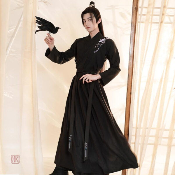 Manteau homme inspiré du manga, style traditionnel