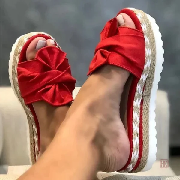 Sandales tendance à nœud pour look chic