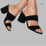 Sandales légères à talon carré pour femme