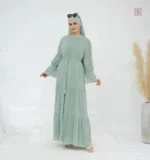 Set Kimono Abaya Vert D’Eau