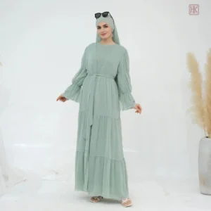 Set Kimono Abaya Vert D’Eau