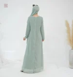 Kimono vert d'eau, confort et élégance réunis