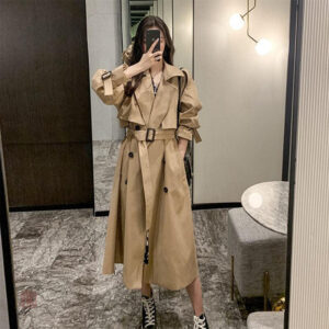 Manteau kimono élégant en beige
