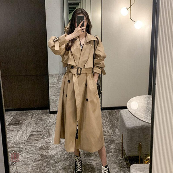 Manteau kimono élégant en beige