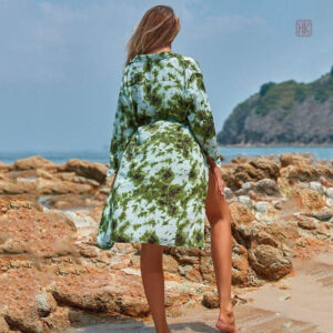 Kimono Femme Vert Stylé